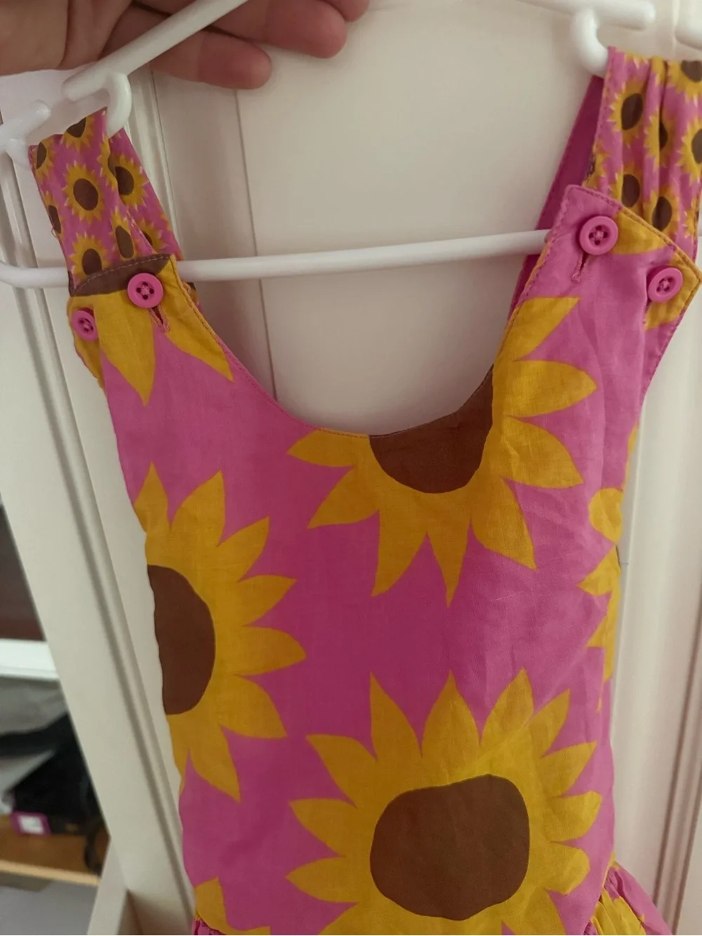 MINI BODEN GIRLS SUNSHINE BLOOM SUNFLOWER PARTY DRESS